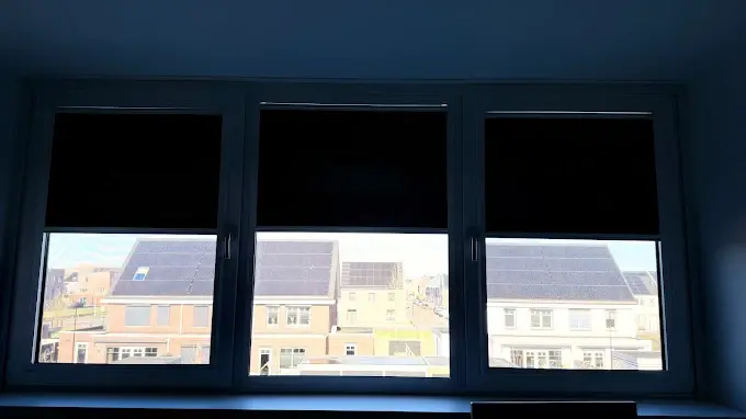 Plissé gordijn – badkamer